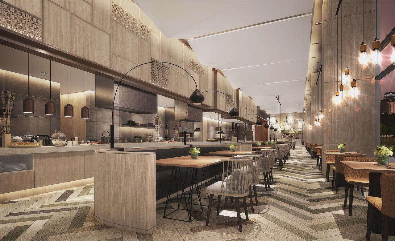 Seda Vertis North Quezon City Buitenkant foto The interior of the restaurant